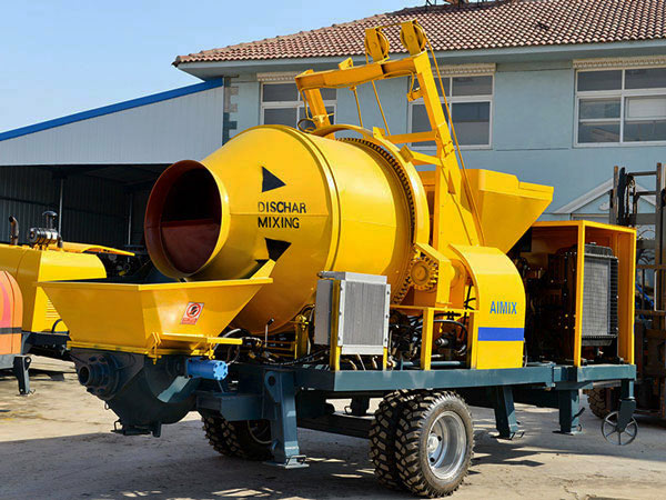 ABJZ30C diesel portable cement mixer pump