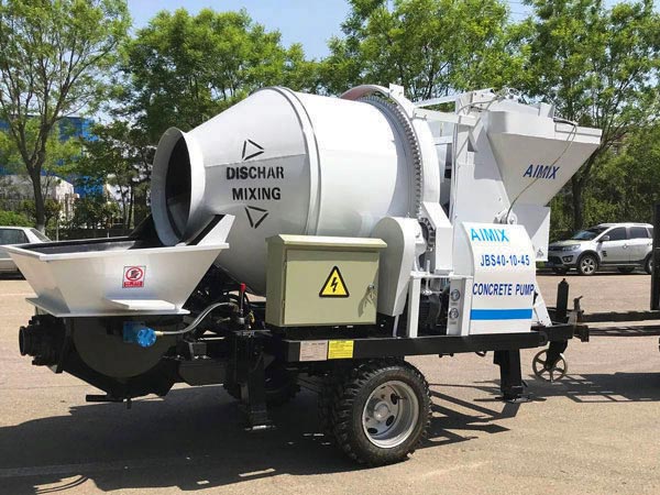 ABJZ40D electric portable concrete mix pump