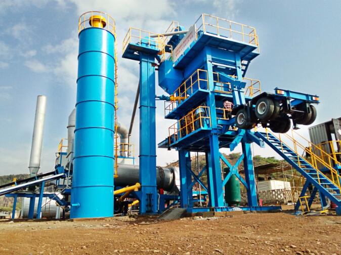 Mobile Type asphalt mixing plant