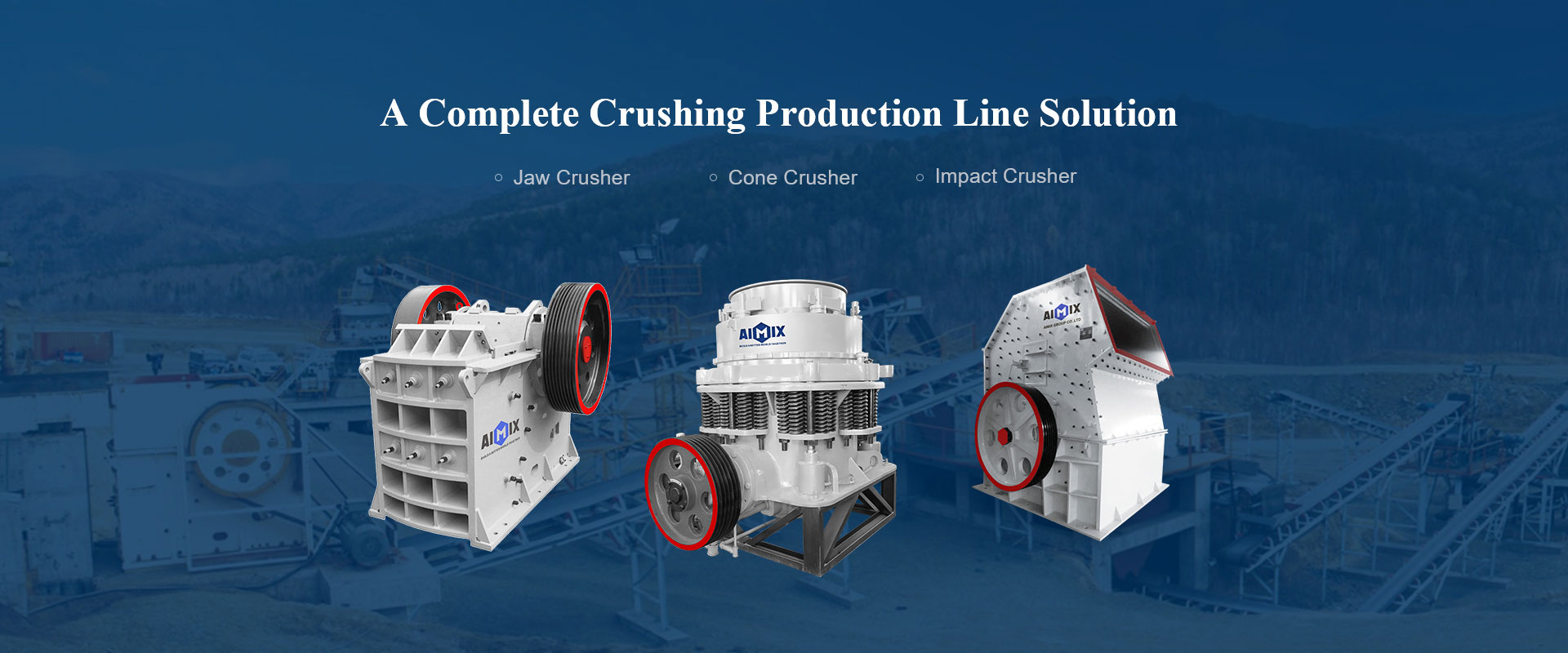 A Complete Stone Crushing Production Machine