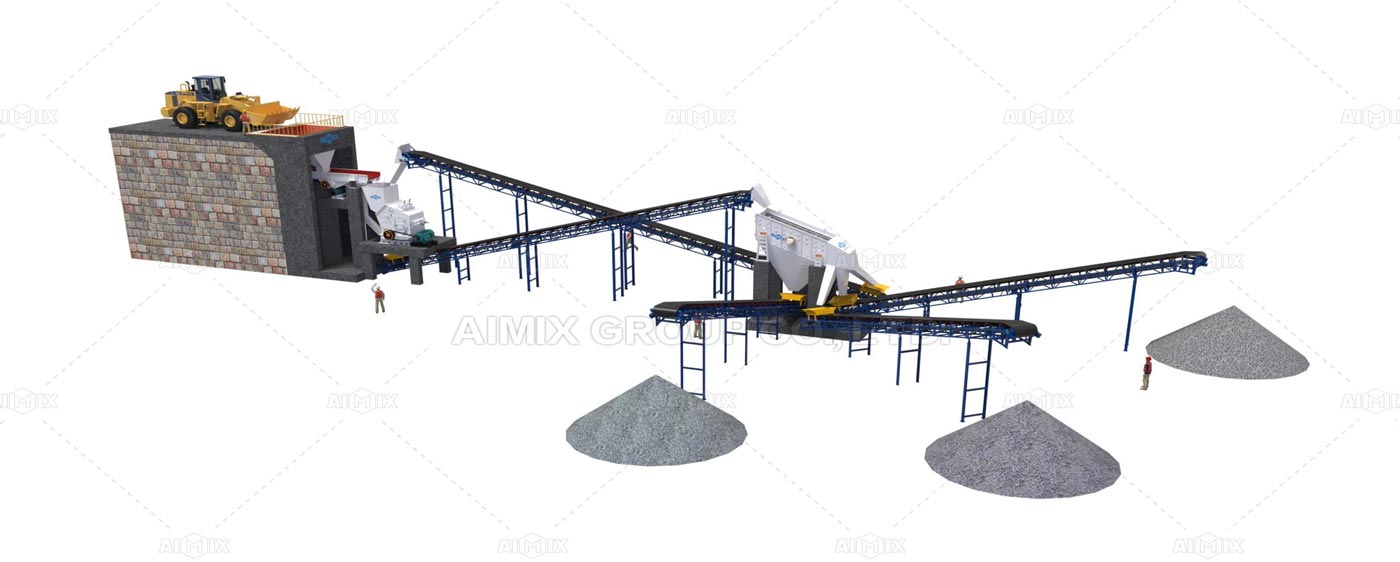 50TPH Impact crusher plant