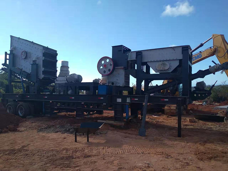 Wheeled Mobile Stone Crusher Plant