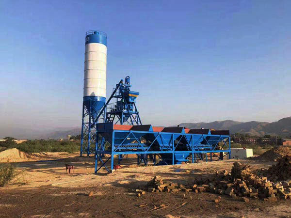 AJ 25 concrete plant for Pakistan