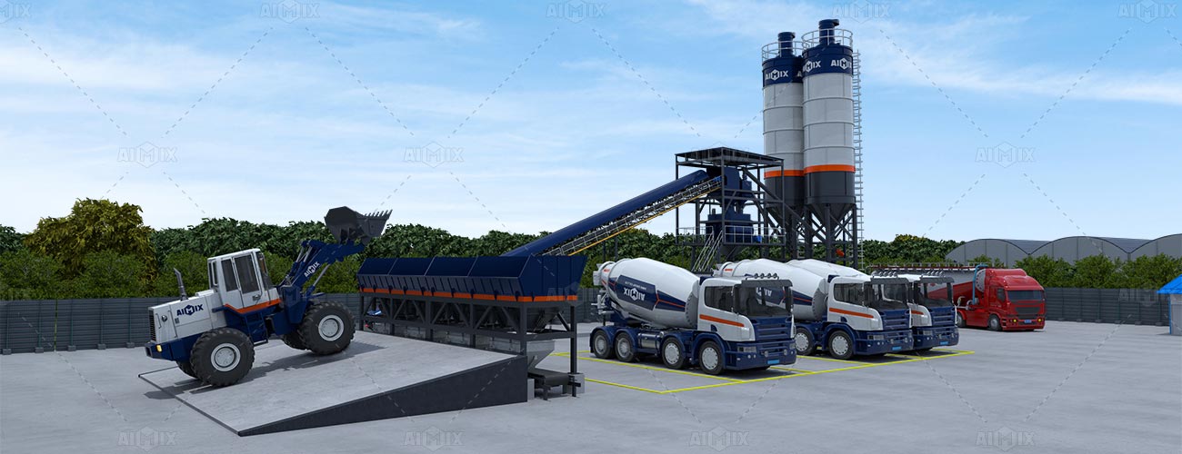 rmc concrete mix plant