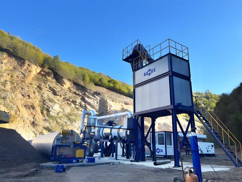 Drum Mix Mobile Asphalt Plant