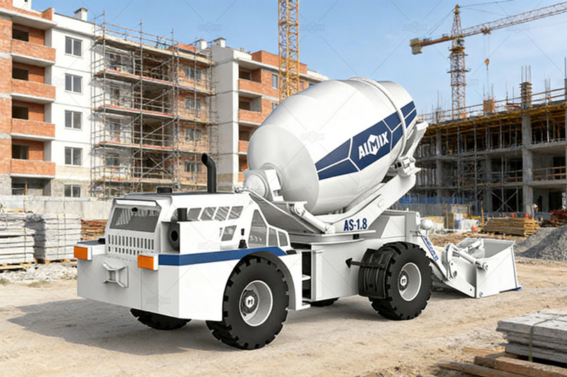 small AS-1.8 concrete mixer ghana