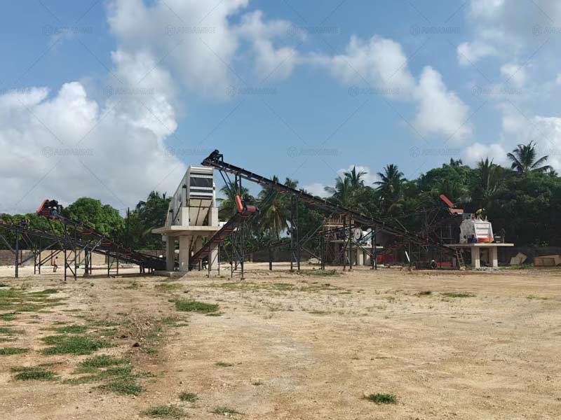 120 TPH Limestone Crushing Plant in Tanzania